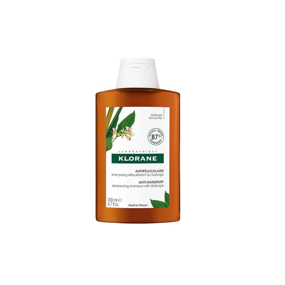 Restructuring Shampoo Klorane 200 ml til kvinder shampooflaske