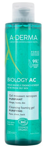 A-Derma, Biology AC, Purifying, Cleansing Gel, 200 ml