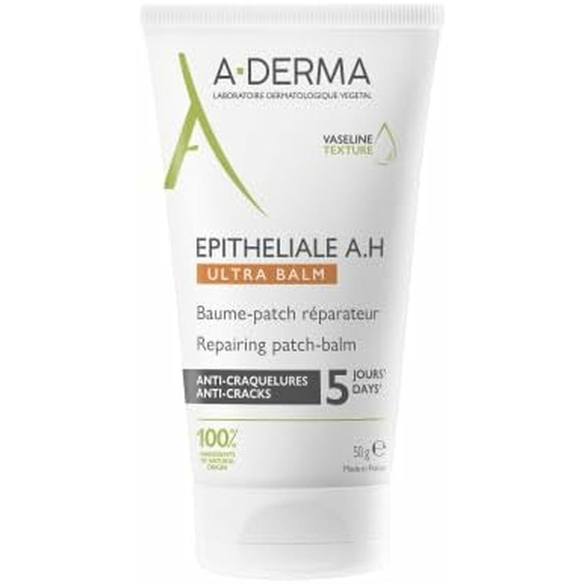 Body Repair Balsam A-Derma EPITHELIALE A.H. 50 g produktemballage