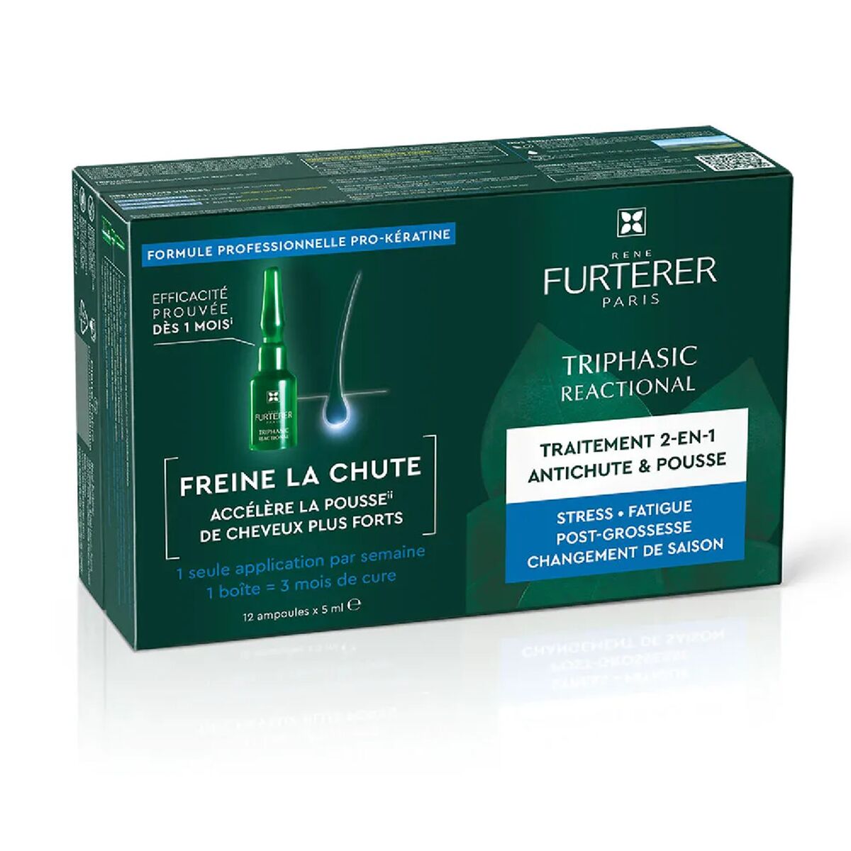 Anti-hårtabspleje René Furterer TRIPHASIC produktemballage