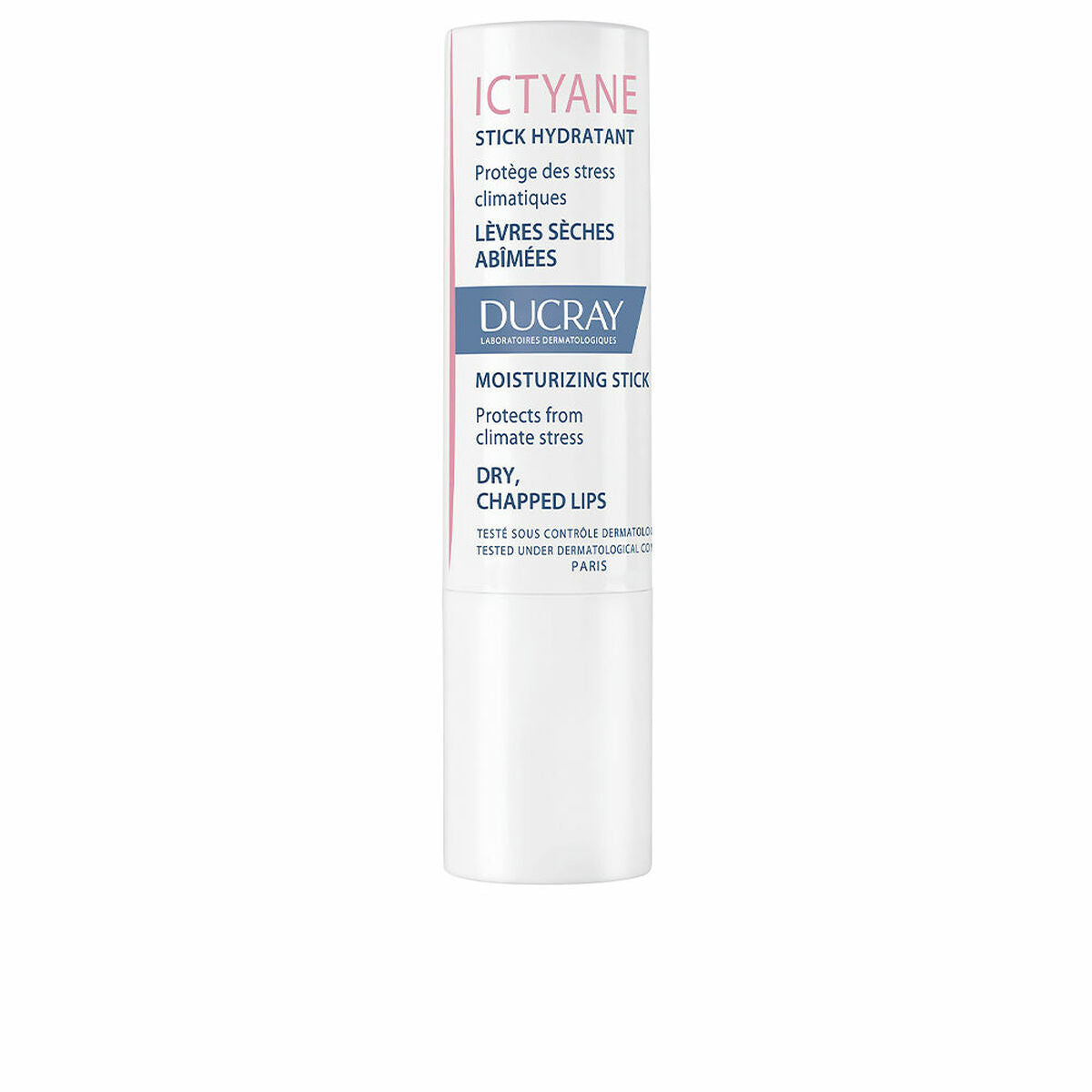 Fugtgivende læbepomade Ducray Ictyane Black hudplejeemballage