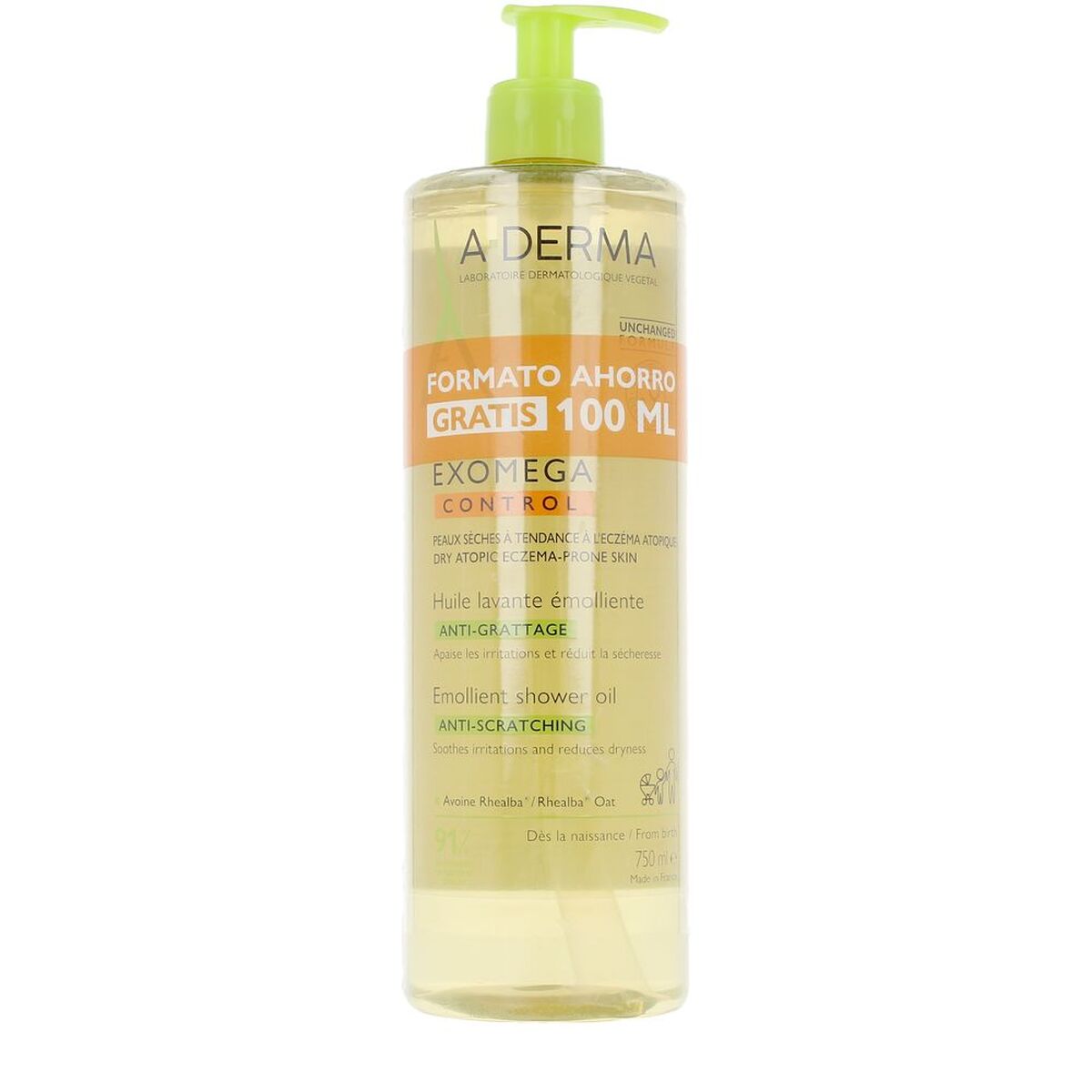 Shower Oil A-Derma EXOMEGA CONTROL 750 ml produktemballage