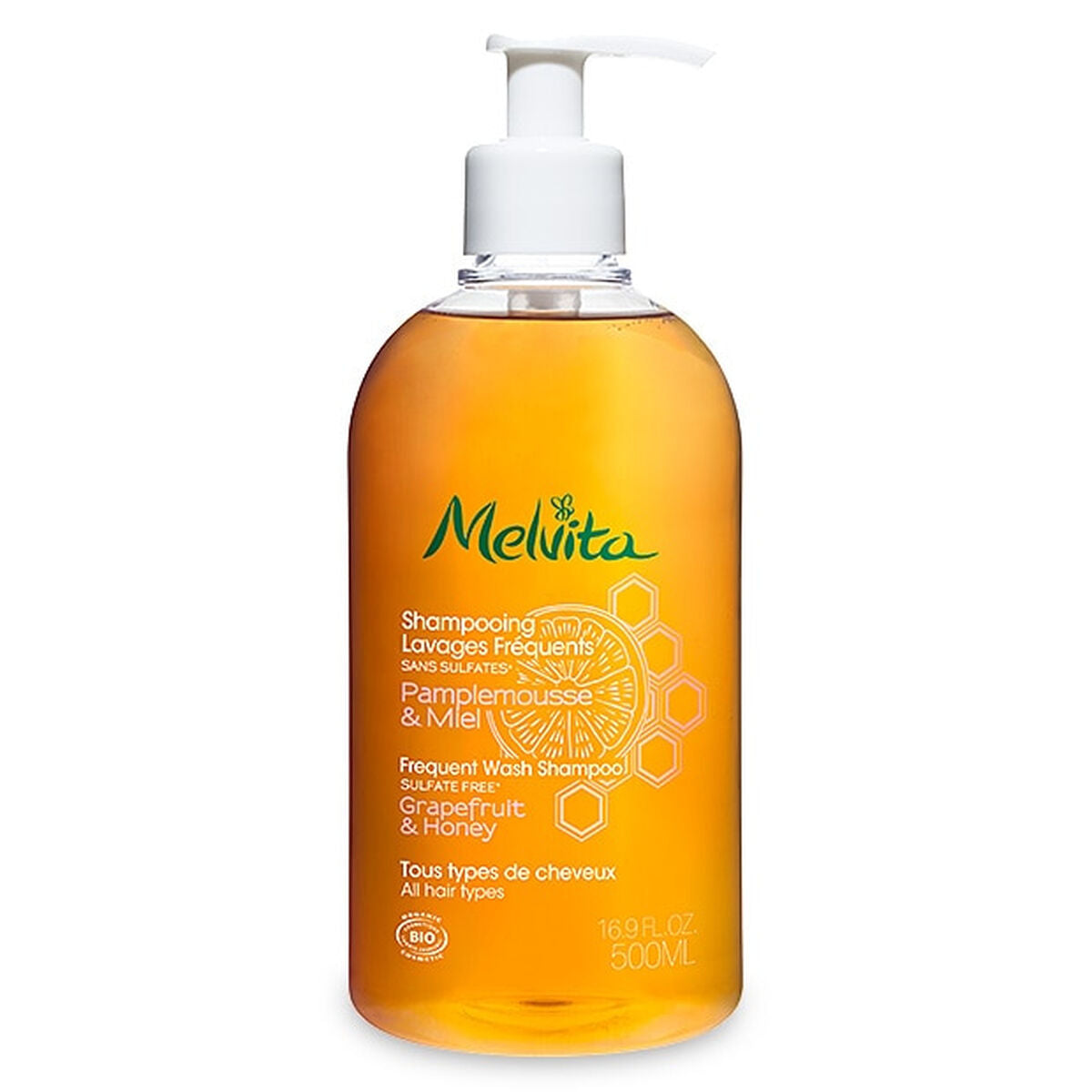 Shampoo til daglig brug Melvita ESENCIALES MELVITA 500 ml shampooflaske