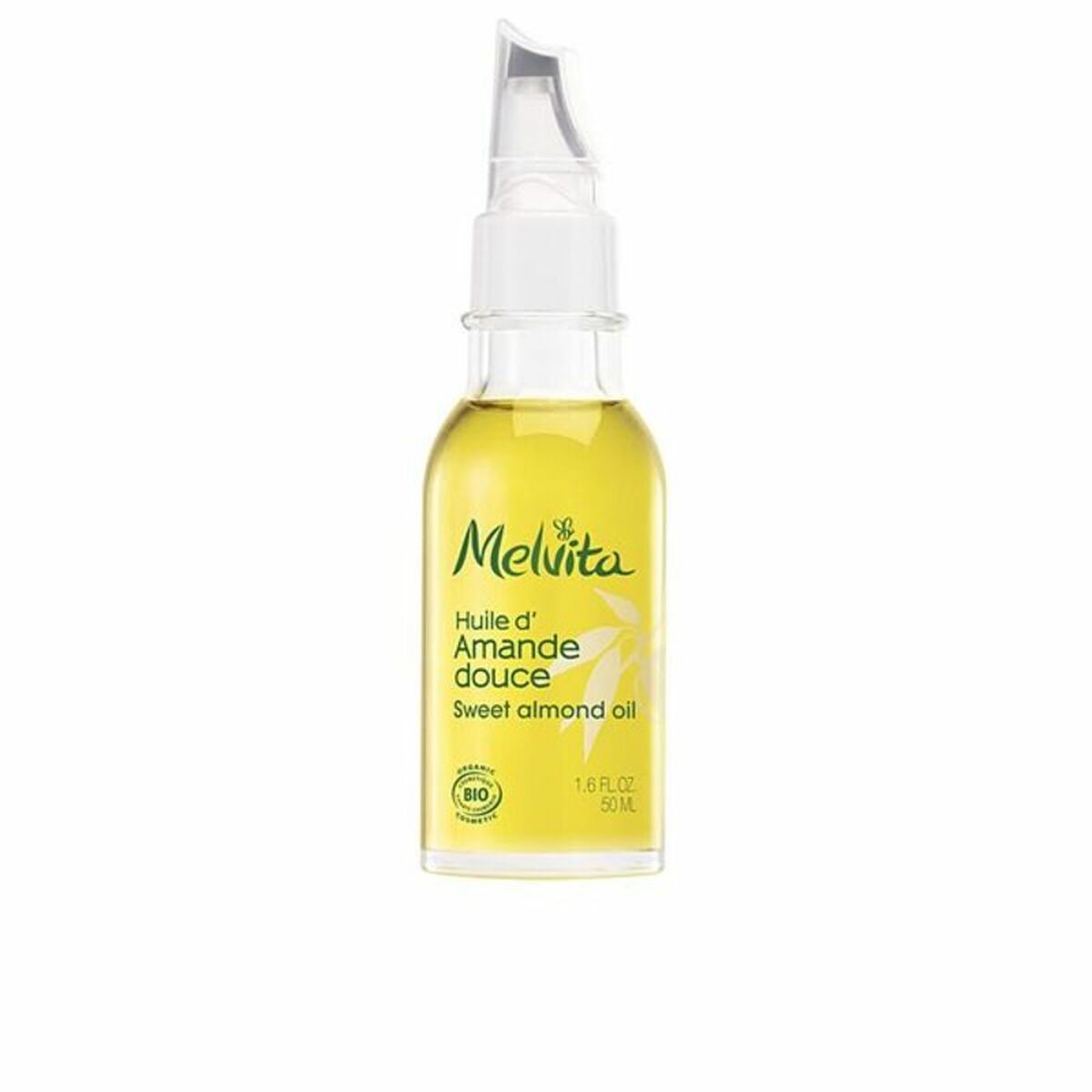 Ansigtsolie Melvita Aceites De Belleza 50 ml mandelolie til kvinder produktemballage