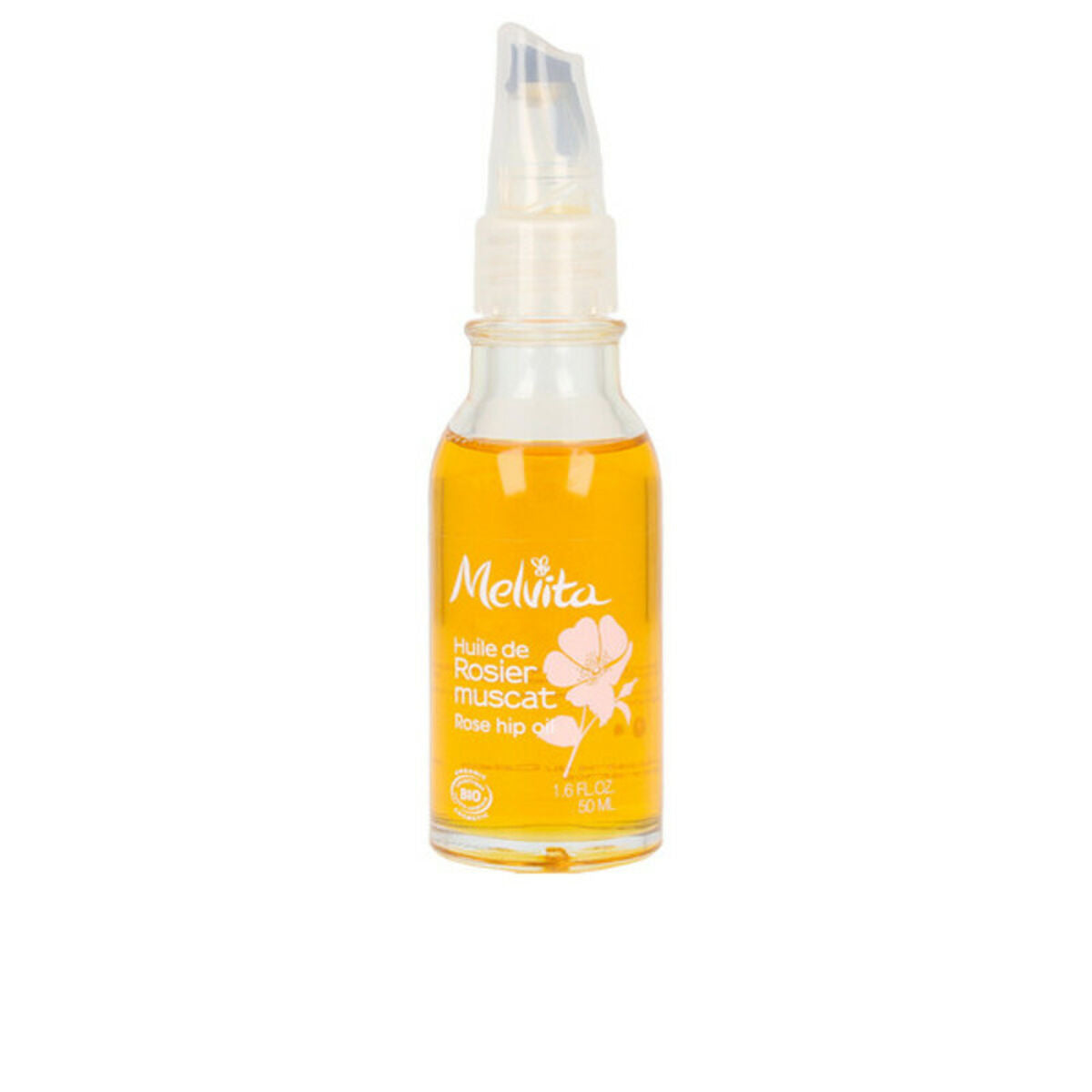 Anti-stretch mærke olie Melvita Aceites De Belleza 50 ml hyben produkt emballage
