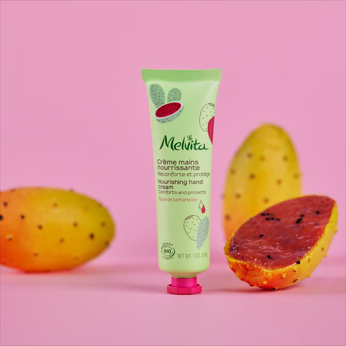 Håndcreme Melvita Impulse 30 ml Fig hudplejeemballage