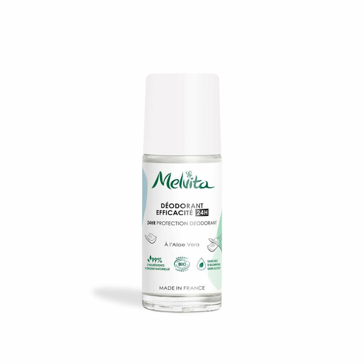 Roll-On Deodorant Melvita 50 ml Aloe Vera til kvinder produktemballage