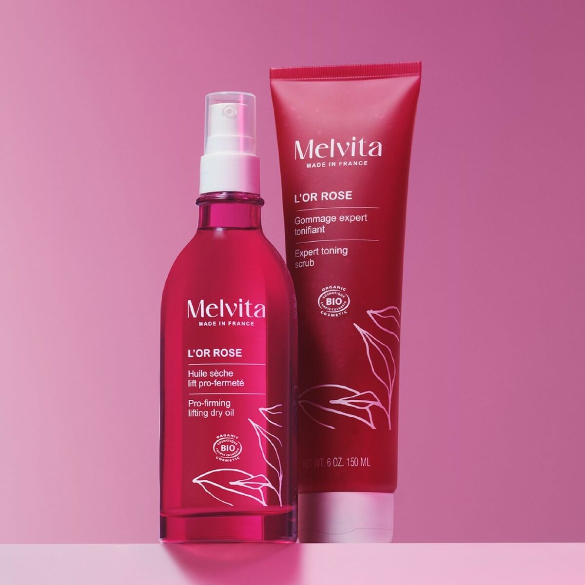 Body Lotion Melvita L'OR ROSE 150 ml til kvinder hudpleje emballage