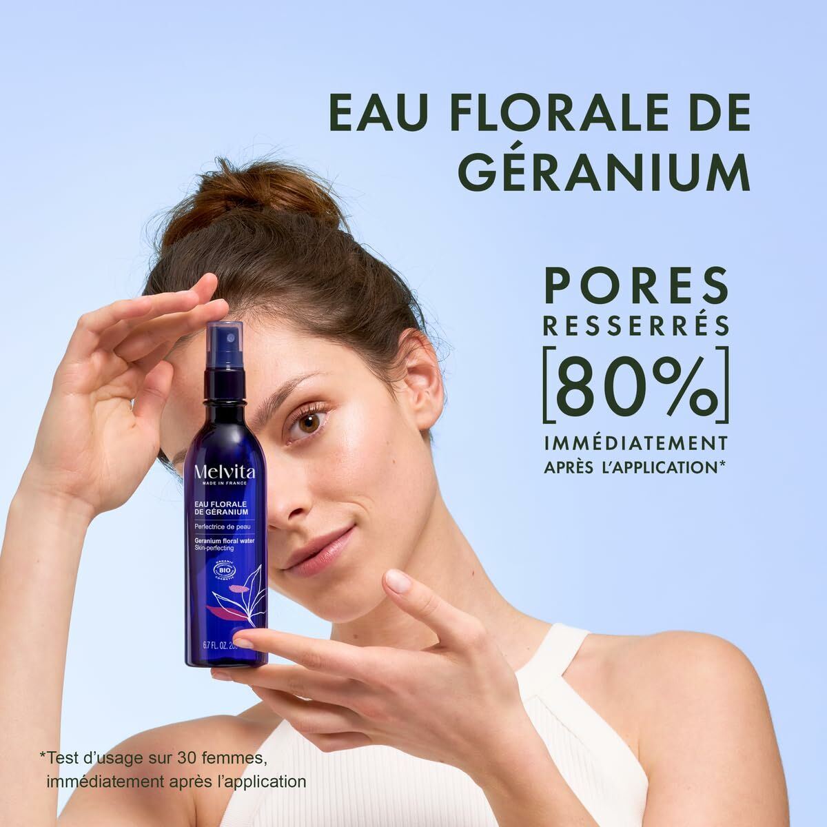 Ansigtsrensende gel Melvita EAU DE FLEURS 200 ml hudplejeemballage