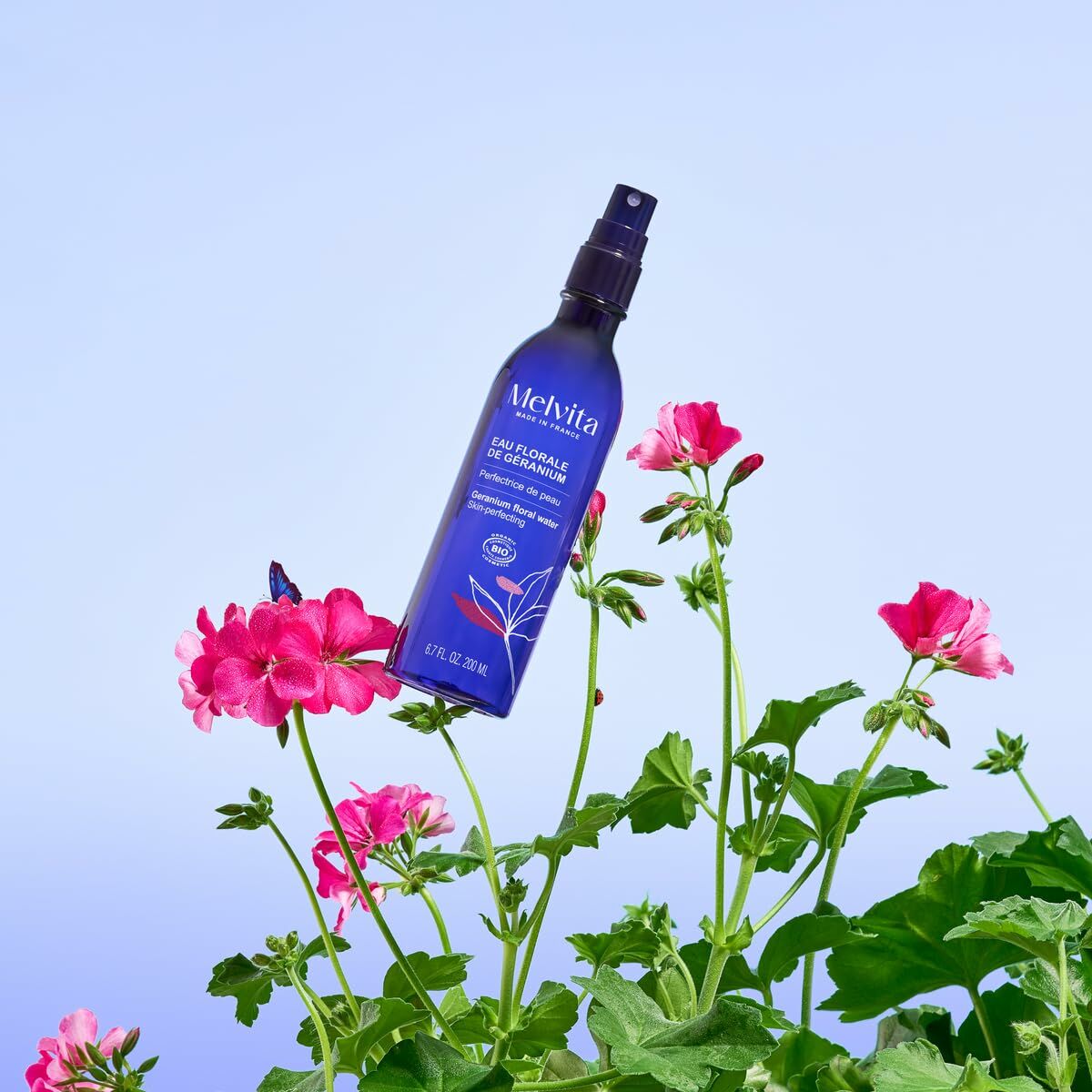 Ansigtsrensende gel Melvita EAU DE FLEURS 200 ml hudplejeemballage