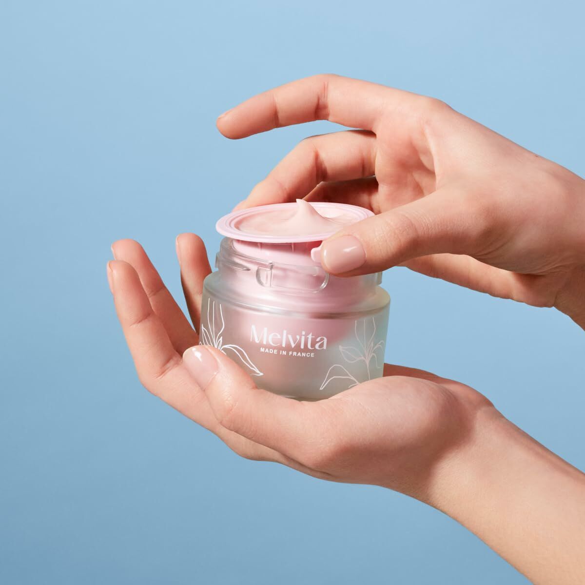 Ansigtscreme Melvita SOURCE DE ROSES 50 ml hudplejeemballage