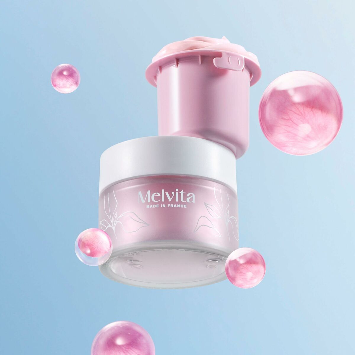 Ansigtscreme Melvita SOURCE DE ROSES 50 ml hudplejeemballage