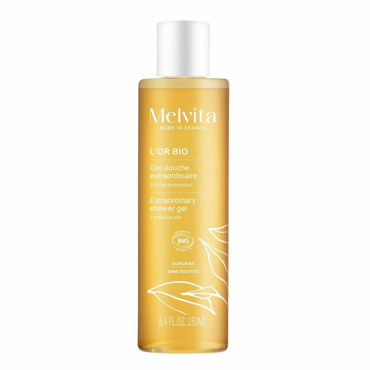 Renseskum Melvita L'OR BIO MELVITA 250 ml produktemballage