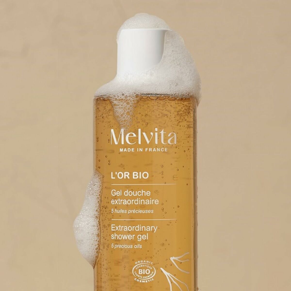 Renseskum Melvita L'OR BIO MELVITA 250 ml produktemballage