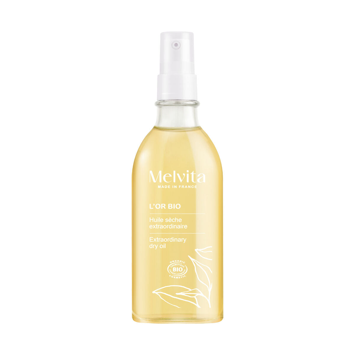 Hårolie Melvita L'OR BIO 100 ml til kvinder produktemballage