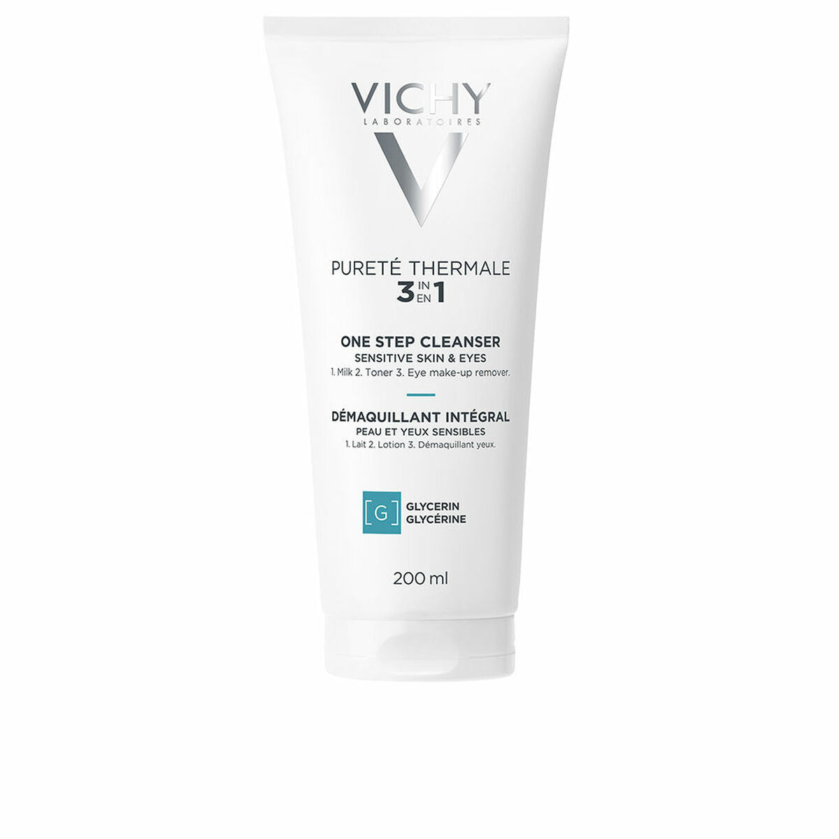 Facial Make Up Remover Cream Vichy Pureté Thermale 3-i-1 hudplejeemballage