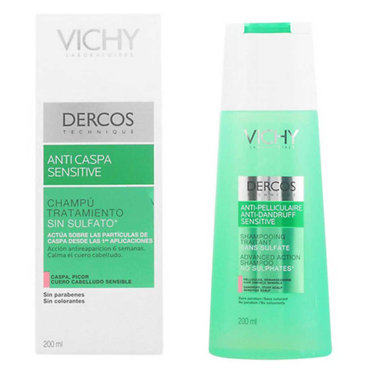 Anti-skælshampoo Vichy Dercos 200 ml shampooflaske