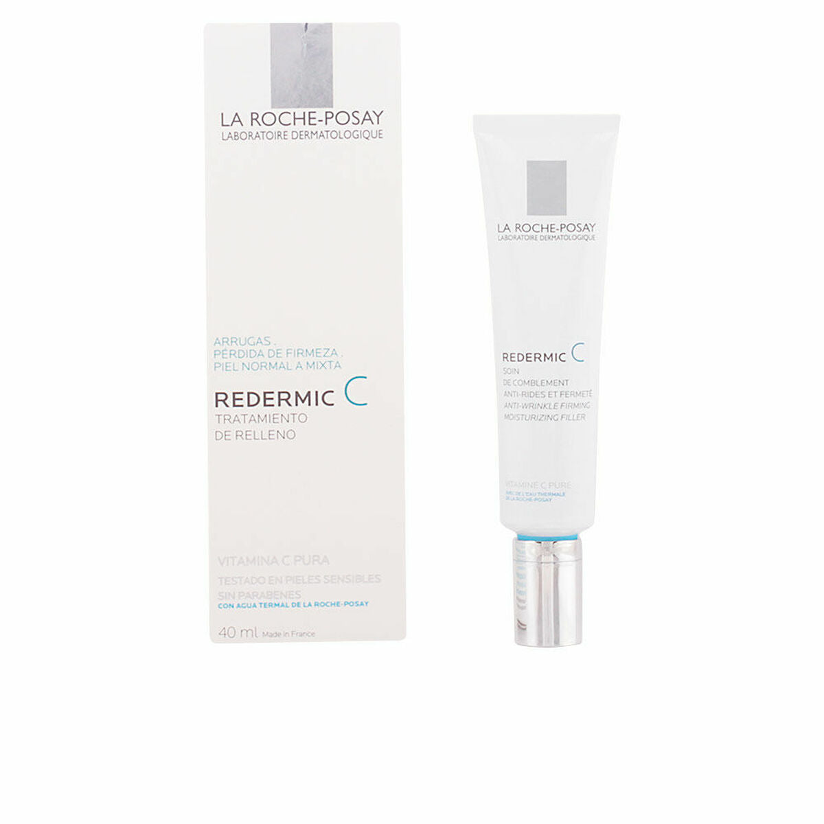 Udjævnende og opstrammende Lotion La Roche Posay 40 ml hudplejeemballage