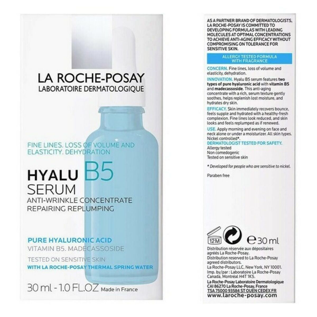 Ansigtsserum La Roche Posay Hyalu 30 ml serumflaske