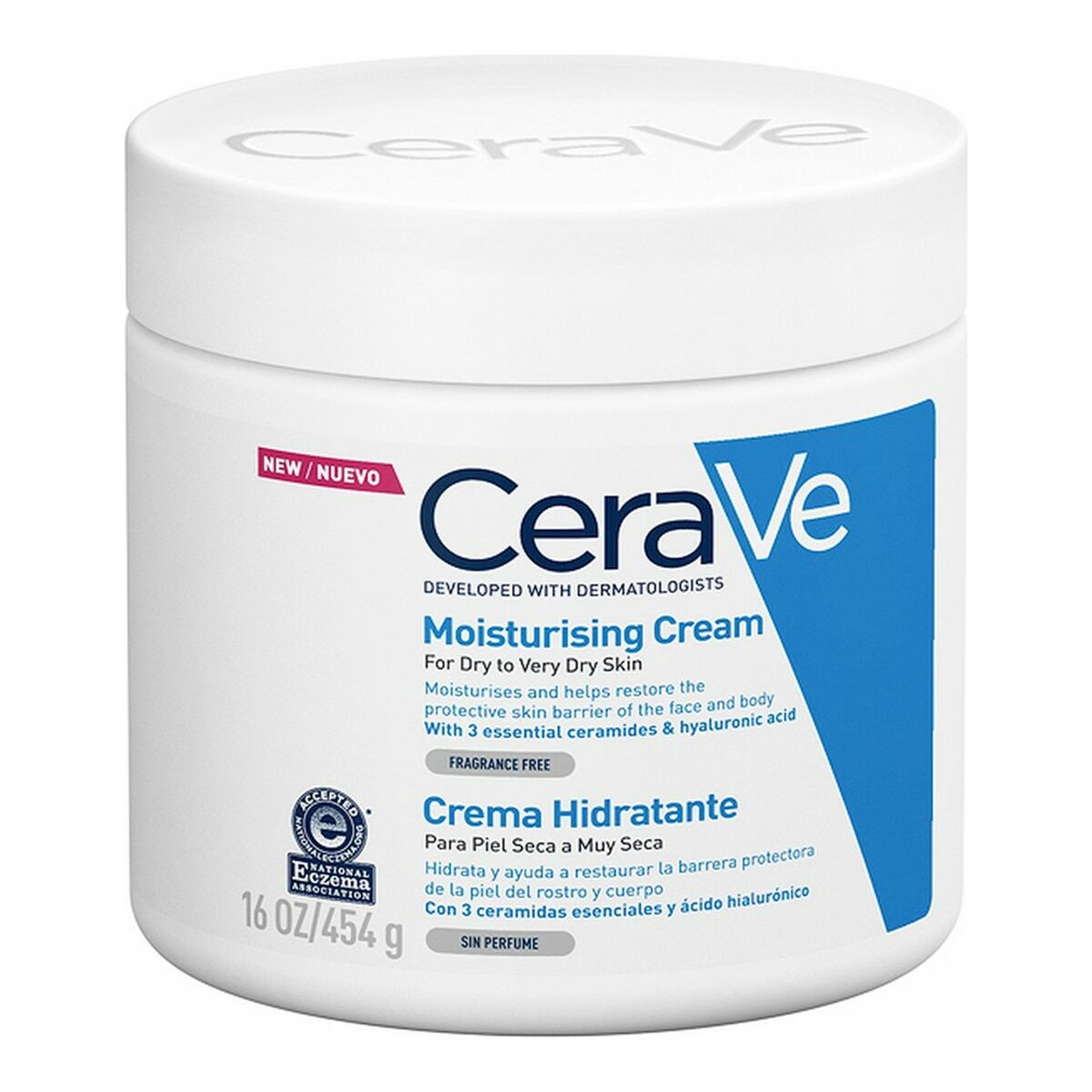 Ultra Moisturizing Cream CeraVe Moisturizing Cream 454 g hudplejeemballage