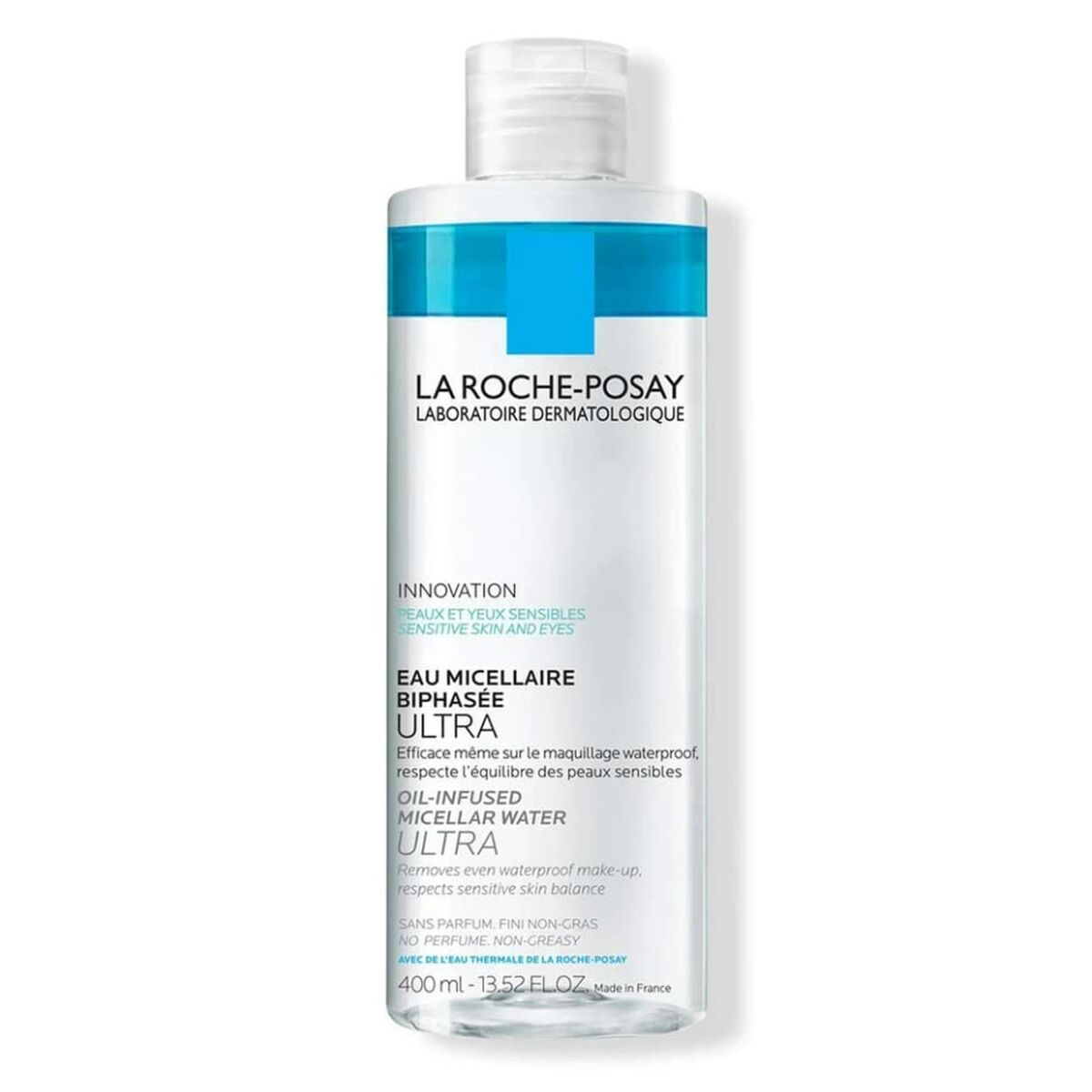 Make Up Remover Micellar Water La Roche Posay MB279600 400 ml To-faset produktemballage