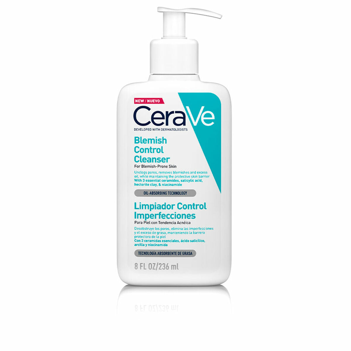 Facial Cleansing Gel CeraVe Blemish 236 ml hudplejeemballage