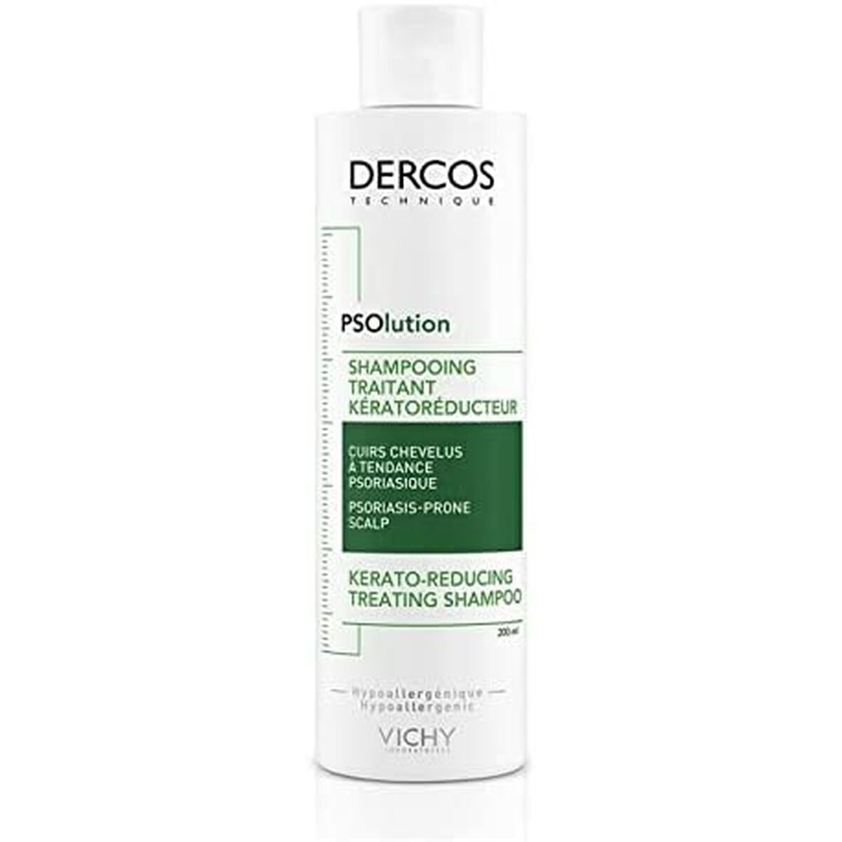 Shampoo Vichy Dercos PSOlution Irriteret hovedbund 200 ml shampooflaske