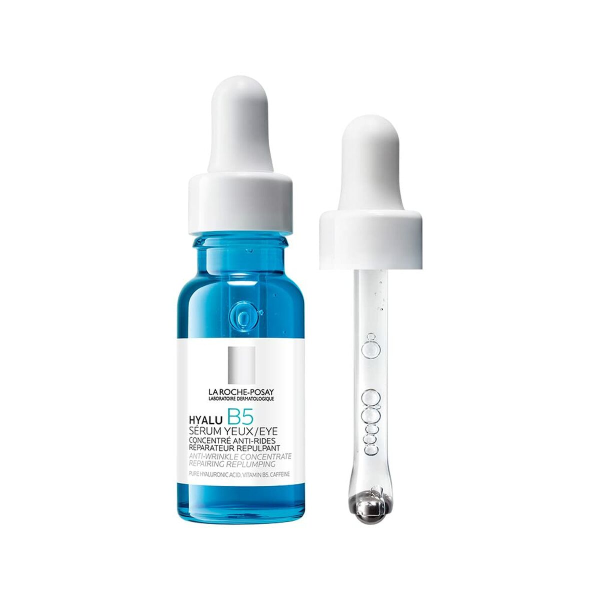 Serum til øjenområdet La Roche Posay Hyalu B5 15 ml Anti-Rynke til kvinder serumflaske