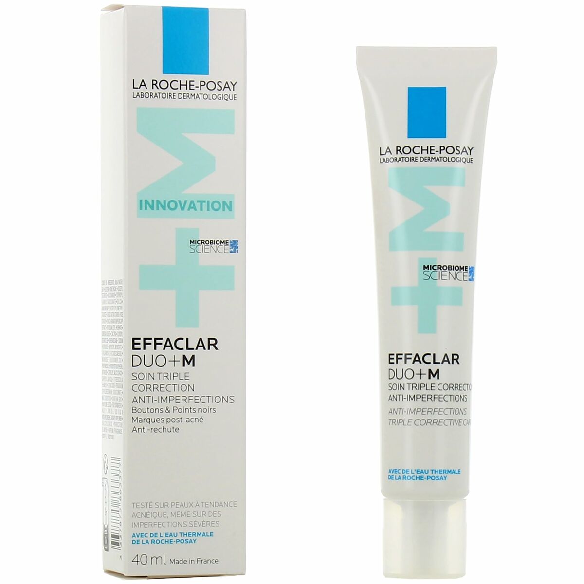Anti-imperfection Care La Roche Posay Effaclar Duo+M 40 ml produktemballage