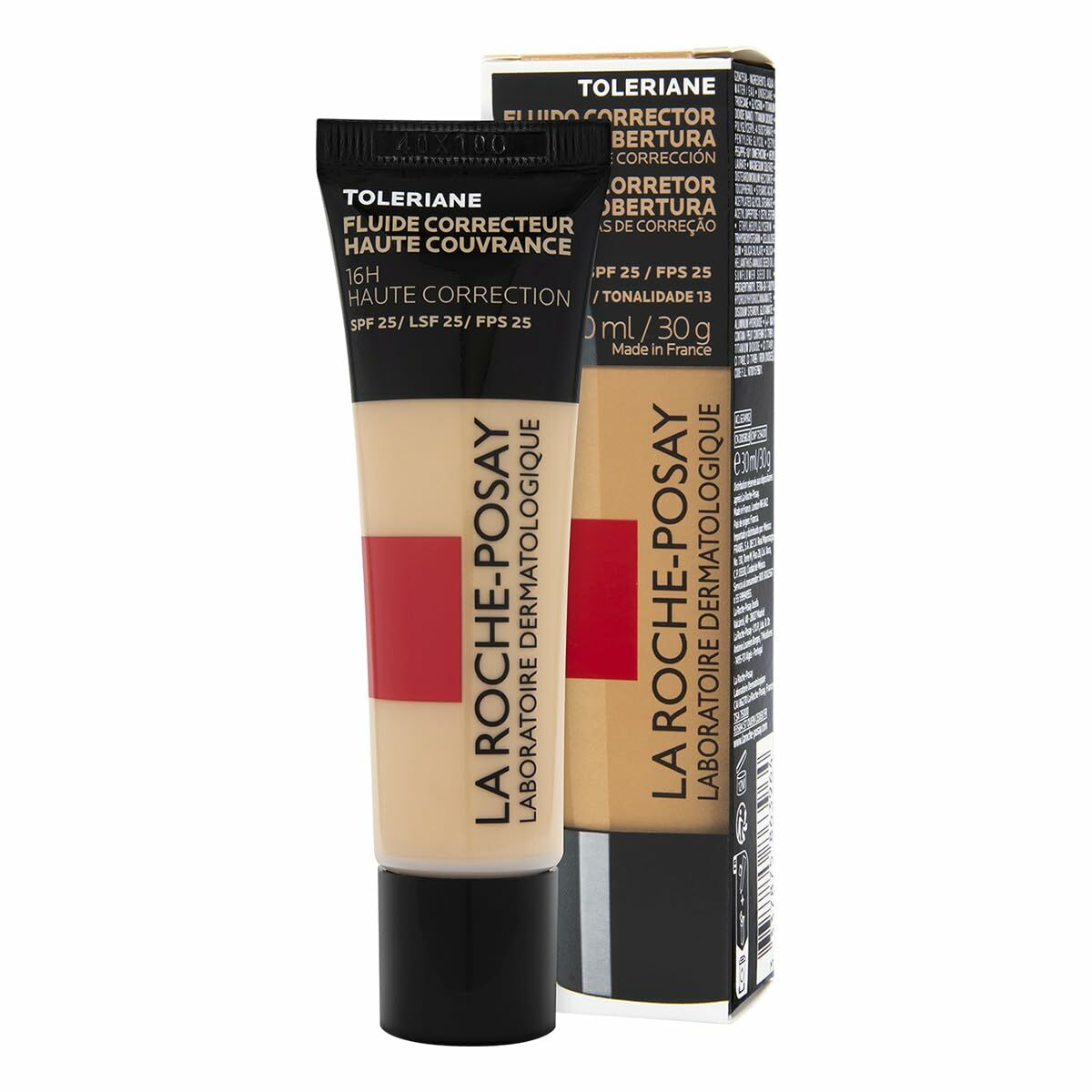 Ansigtskorrektor La Roche Posay Toleriane Nº 13 Spf 25 30 ml produktemballage