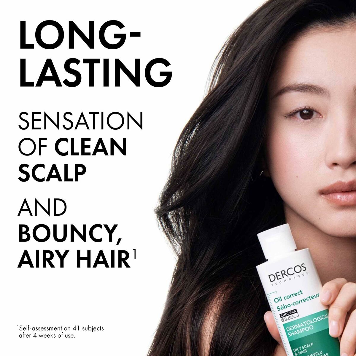 Sebum-regulerende shampoo Vichy Dercos 200 ml shampooflaske