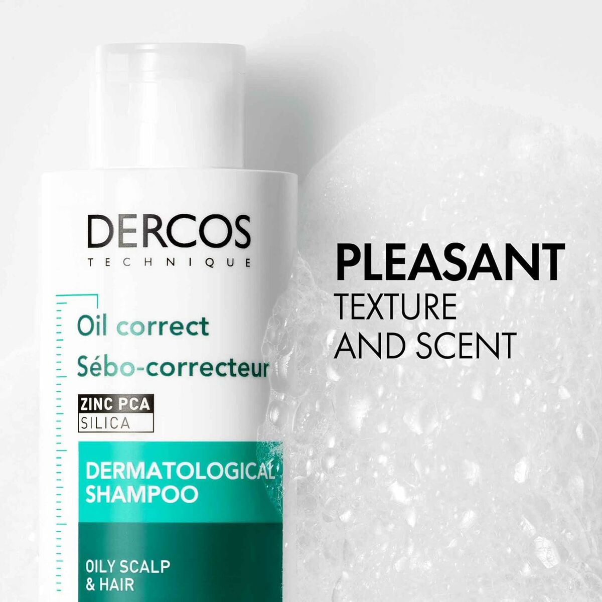Sebum-regulerende shampoo Vichy Dercos 200 ml shampooflaske