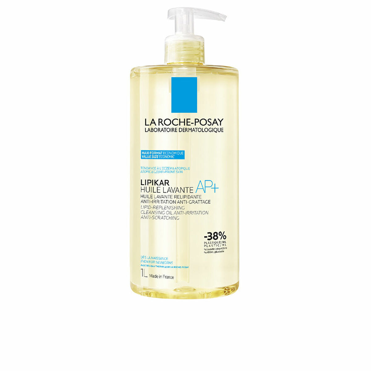 Badeolie La Roche Posay LIPIKAR 1 L produktemballage
