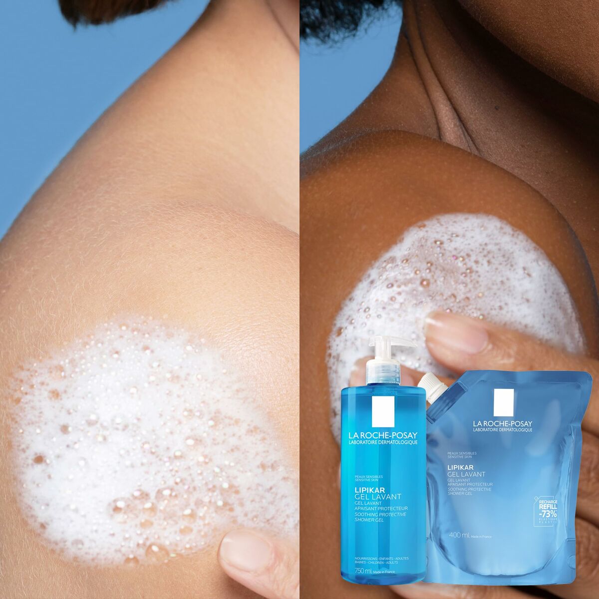 Shower Gel La Roche Posay LIPIKAR 400 ml til kvinder hudpleje emballage