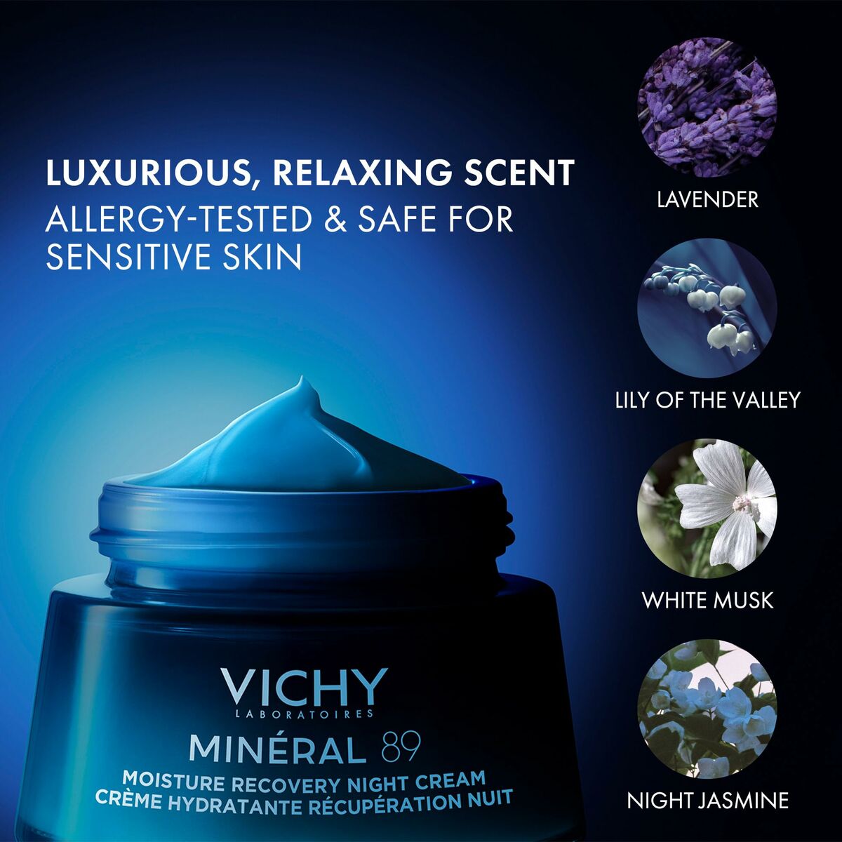 Ansigtscreme Vichy MINÉRAL 89 50 ml til kvinder hudpleje emballage