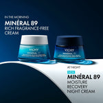Ansigtscreme Vichy MINÉRAL 89 50 ml til kvinder hudpleje emballage