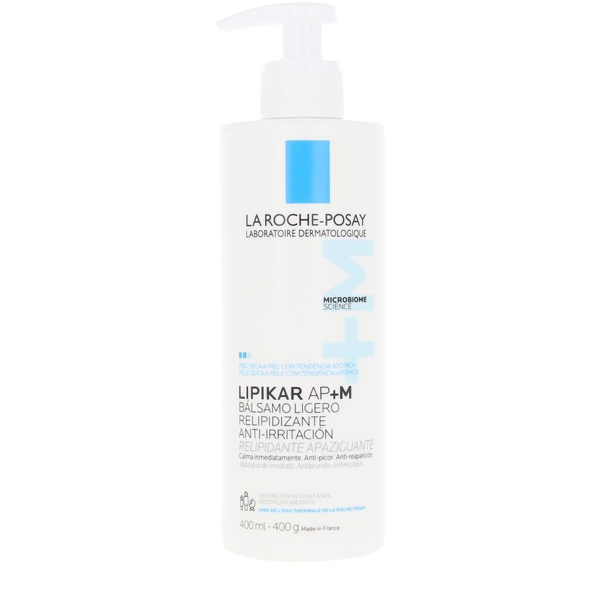 Beroligende balsam til kløe og irriteret hud La Roche Posay LIPIKAR BAUME LIGHT AP+M 400 ml produktemballage