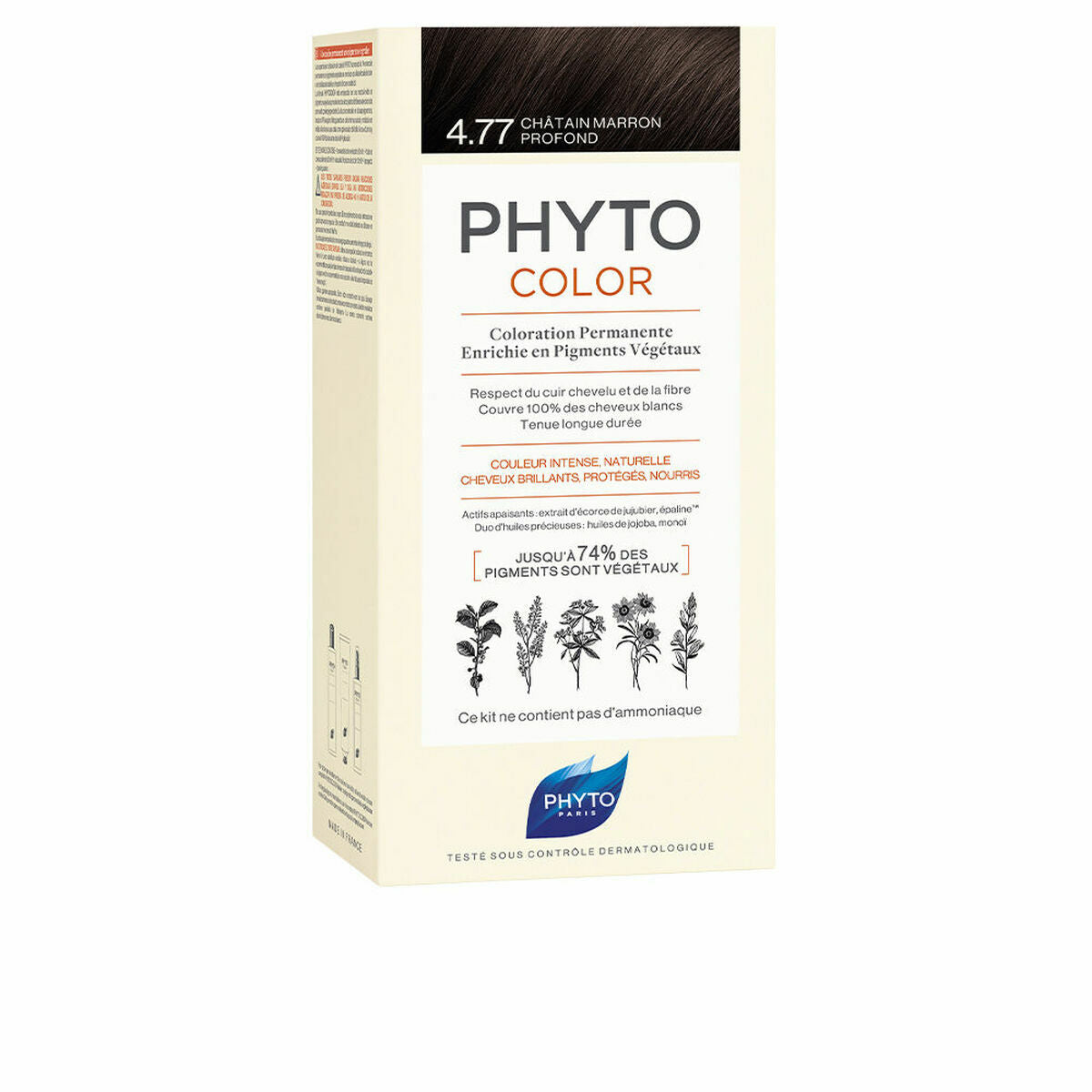 Permanent Color Phyto Paris Phytocolor 4.77-castaño marrón intenso Nº 4.77-Castano Marron Intenso for Women produkt