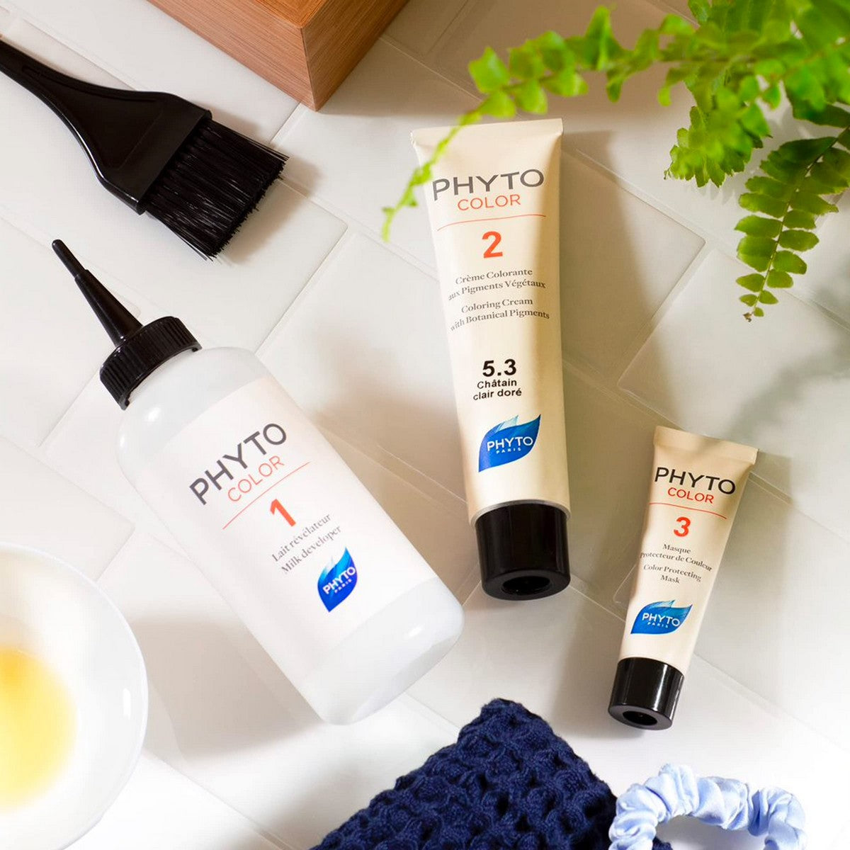 Permanent Color Phyto Paris Phytocolor 6.3-rubio oscuro dorado Nº 6.3-rubio oscuro dorado til kvinder produktemballage