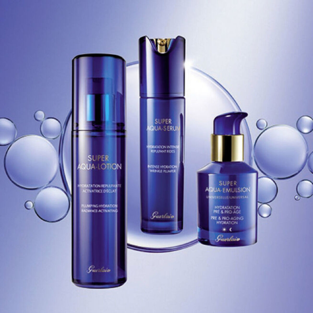 Ansigtscreme Guerlain Super Aqua Emulsión 50 ml til kvinder hudpleje emballage
