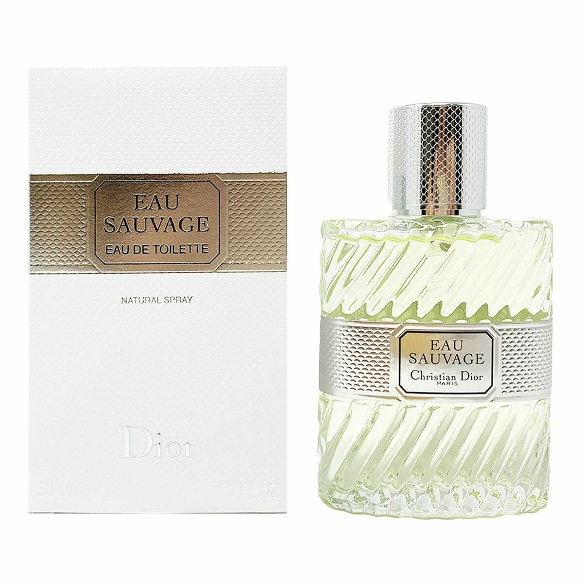 Herreparfume Dior Eau Sauvage EDT 50 ml til mænd flaske