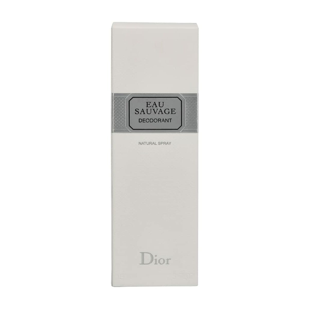 Spray Deodorant Dior Eau Sauvage til mænd produktemballage
