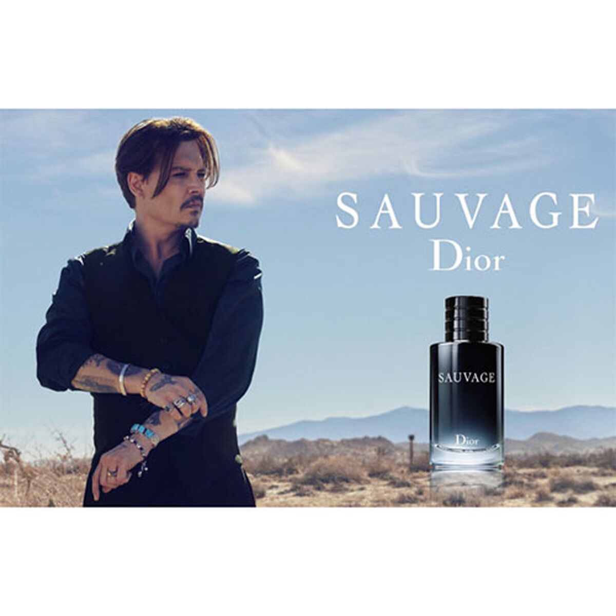 Herreparfume Dior Sauvage EDT til mænd flaske