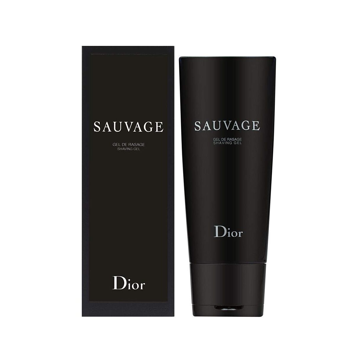 Aftershave Gel Dior Sauvage hudplejeemballage
