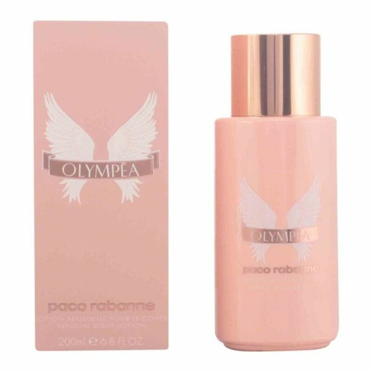 Body Lotion Paco Rabanne Olympéa 200 ml hudplejeemballage