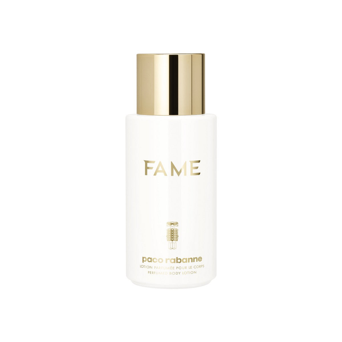 Hydrating Body Lotion Paco Rabanne Fame (200 ml) til kvinders hudplejeemballage