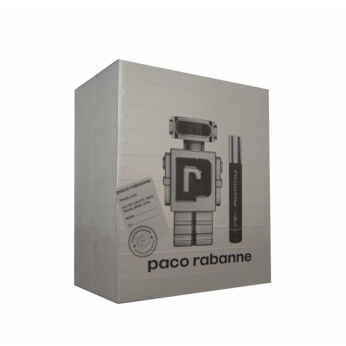 Herreparfumesæt Paco Rabanne Phantom EDT 2 stk flaske
