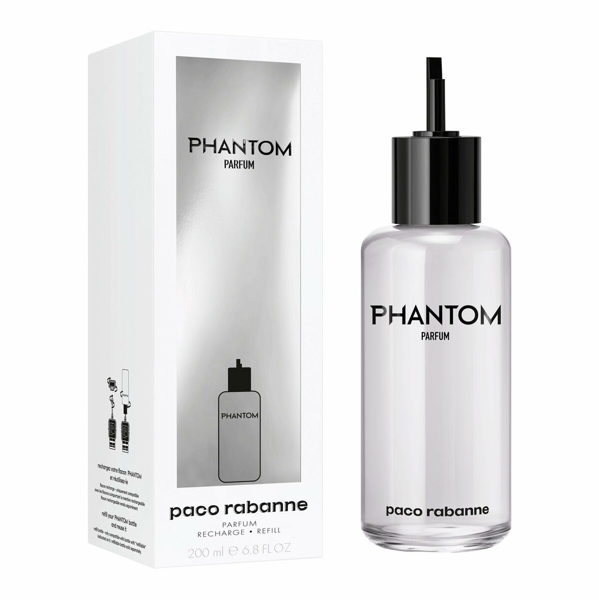 Herreparfume Paco Rabanne PHANTOM 200 ml produktemballage