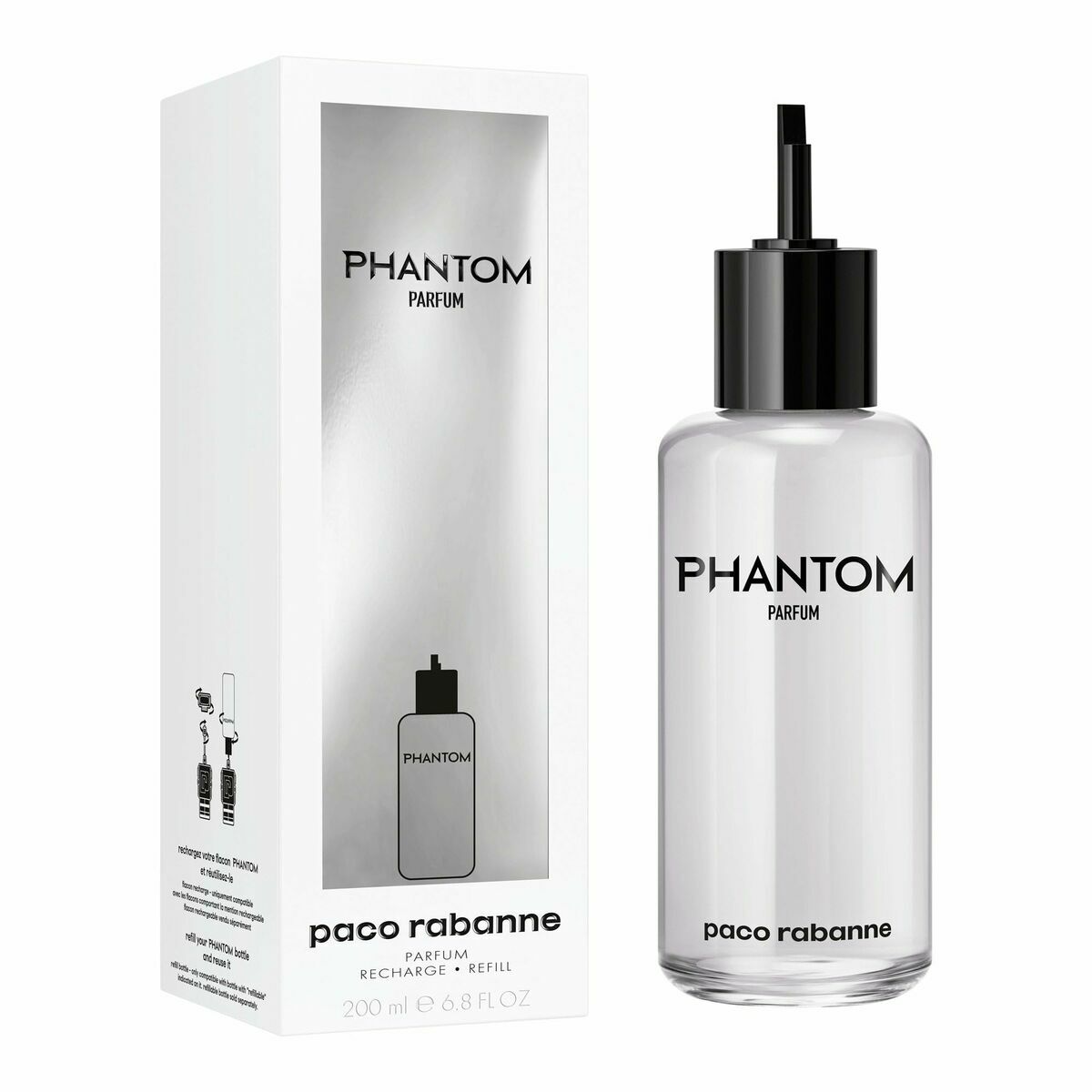Herreparfume Paco Rabanne PHANTOM 200 ml produktemballage