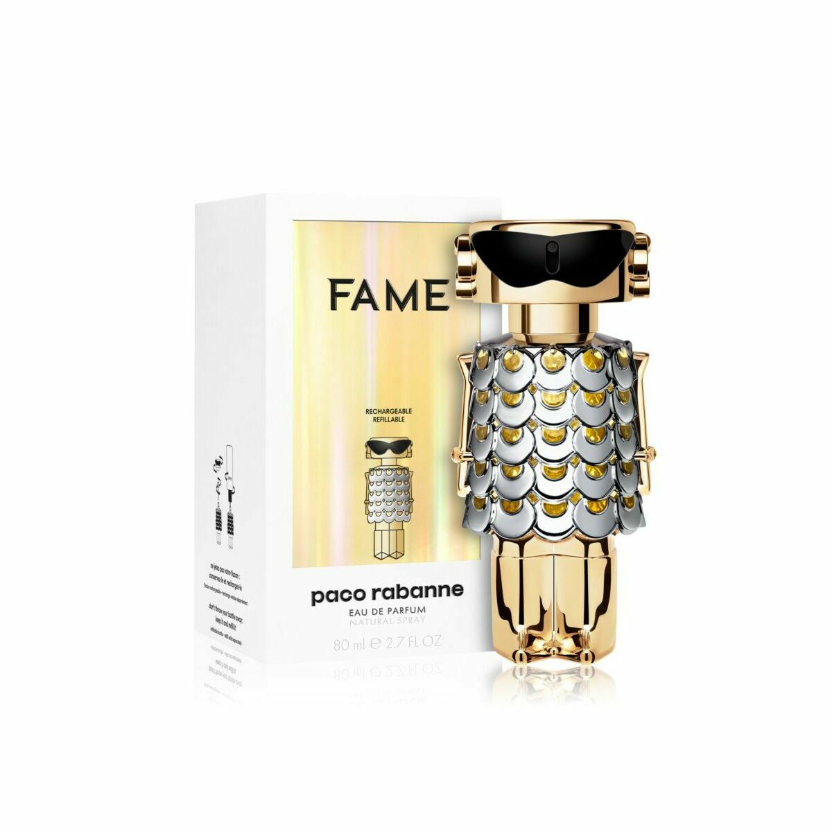 Dameparfume Paco Rabanne Fame 80 ml til Dame-produktemballage
